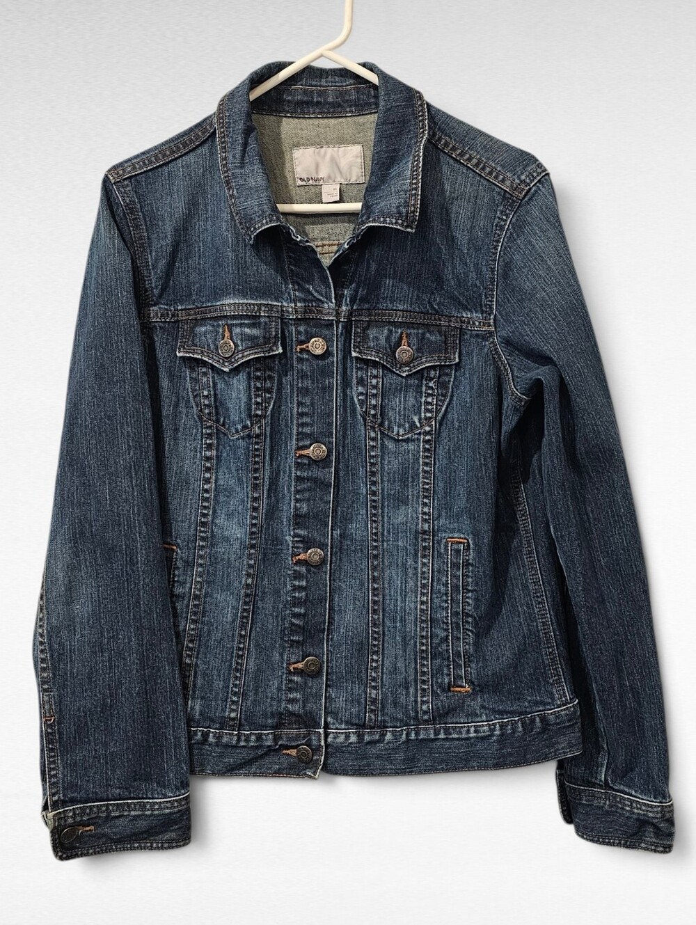 Old Navy Blue Jean Jacket Size XL